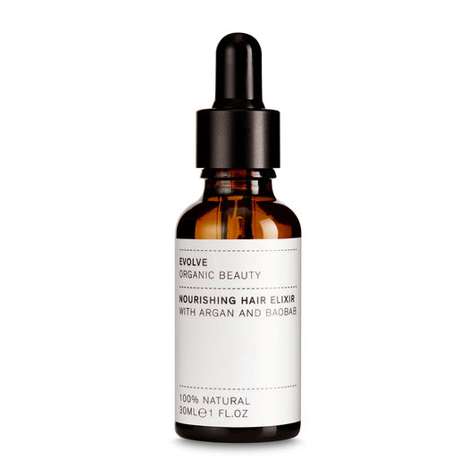 Evolve Nourishing Hair Elixir Dry Hair Serum | 100% natural weightless hair serum | Vegan Haircare | Organic Beauty | Cruelty Free
