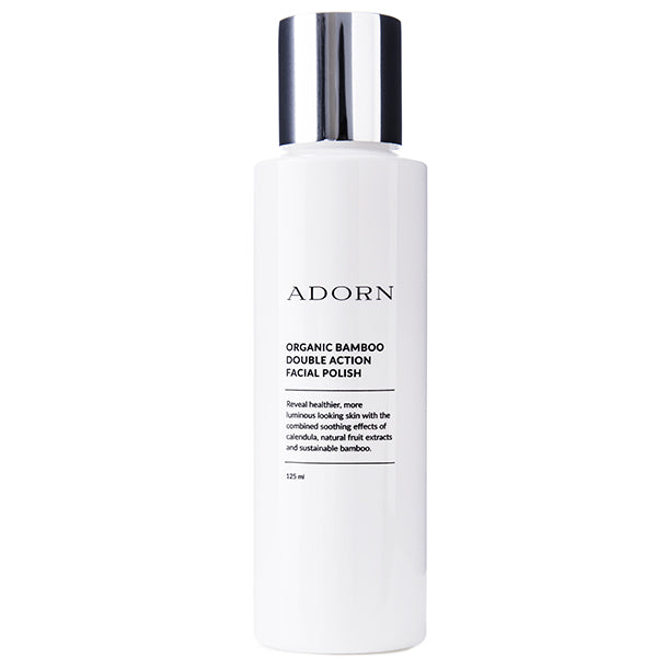 Adorn Organic Bamboo Double Action Facial Polish | Vegan Beauty | Cruelty Free
