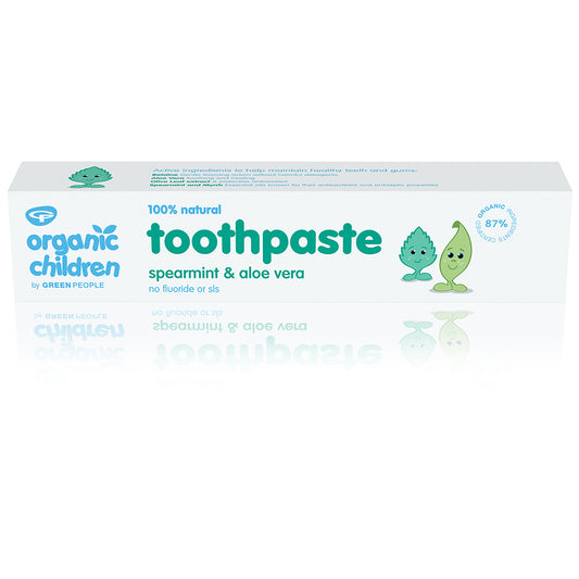 Green People Children's Toothpaste Spearmint and Aloe Vera