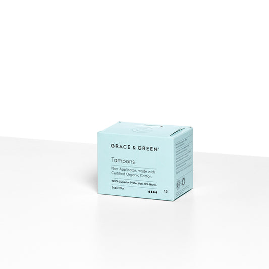 Grace and Green Ethical Tampons | Low Waste | Super Plus Flow