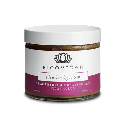 Bloomtown Sugar Scrub The Hedgerow | Vegan Skincare | Sustainable Beauty | Cruelty Free | Natural Ingredients | Palm Oil Free | Eco-Friendly