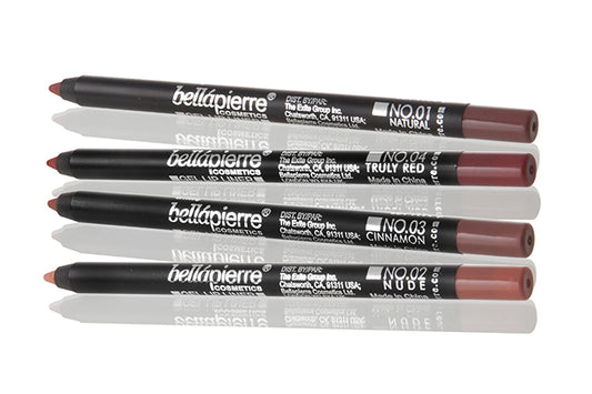Bellapierre Waterproof Gel Lip Liner | Cruelty Free | Mineral Makeup | Ethical | Long Wearing Lip Colour | Natural Look | Lasts all day | Hypoallergenic