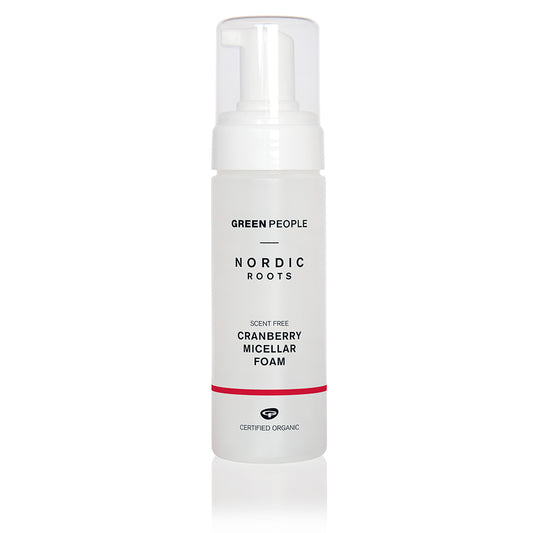 Green People Nordic Nordic Cranberry Micellar Foam | Vegan and Cruelty Free Age Renew and Anti-ageing moisturiser | Ethical Green Anti Ageing Cream