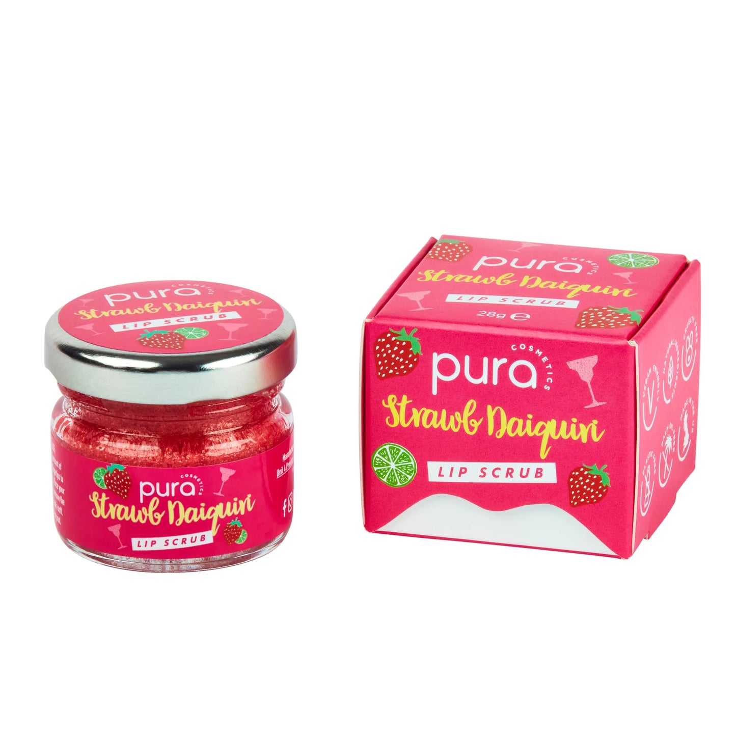 Pura Cosmetics - Strawb Daiquiri Lip Scrub