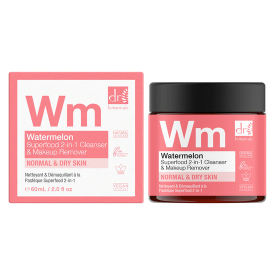 Dr Botanicals - Watermelon Superfood 2in1 Cleanser & Makeup Remover 60ml