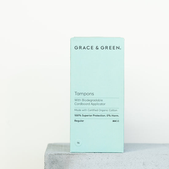 Grace and Green - Organic Tampons with Applicator - Regular