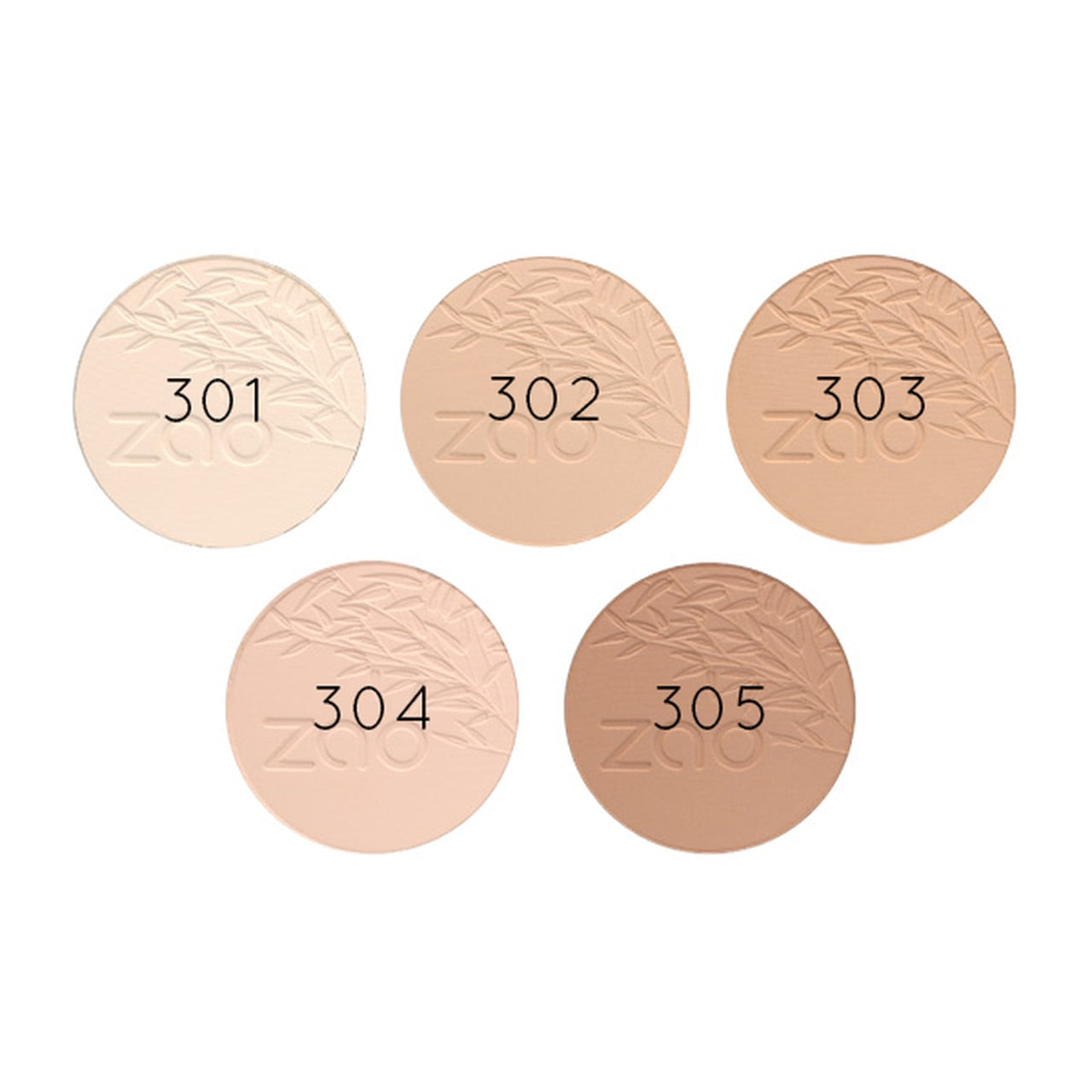 Zao's mattifying powder compact helps you prevent shine by setting and balancing the complexion for a smooth and silky finish | Plastic Free | Low Waste