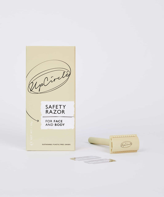 UpCircle Safety Razor | Sustainable alternative to disposable plastic razors | Low Waste | 100% plastic-free & non-disposable | Vegan