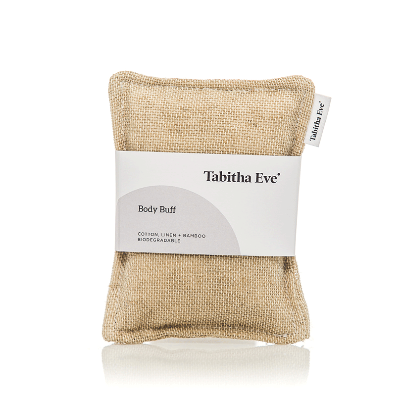 Tabitha Eve Body Buff None Sponge | Plastic Free Bathroom Accessories | Eco Friendly Bodycare Essentials | Cruelty Free | Naturla and Organic