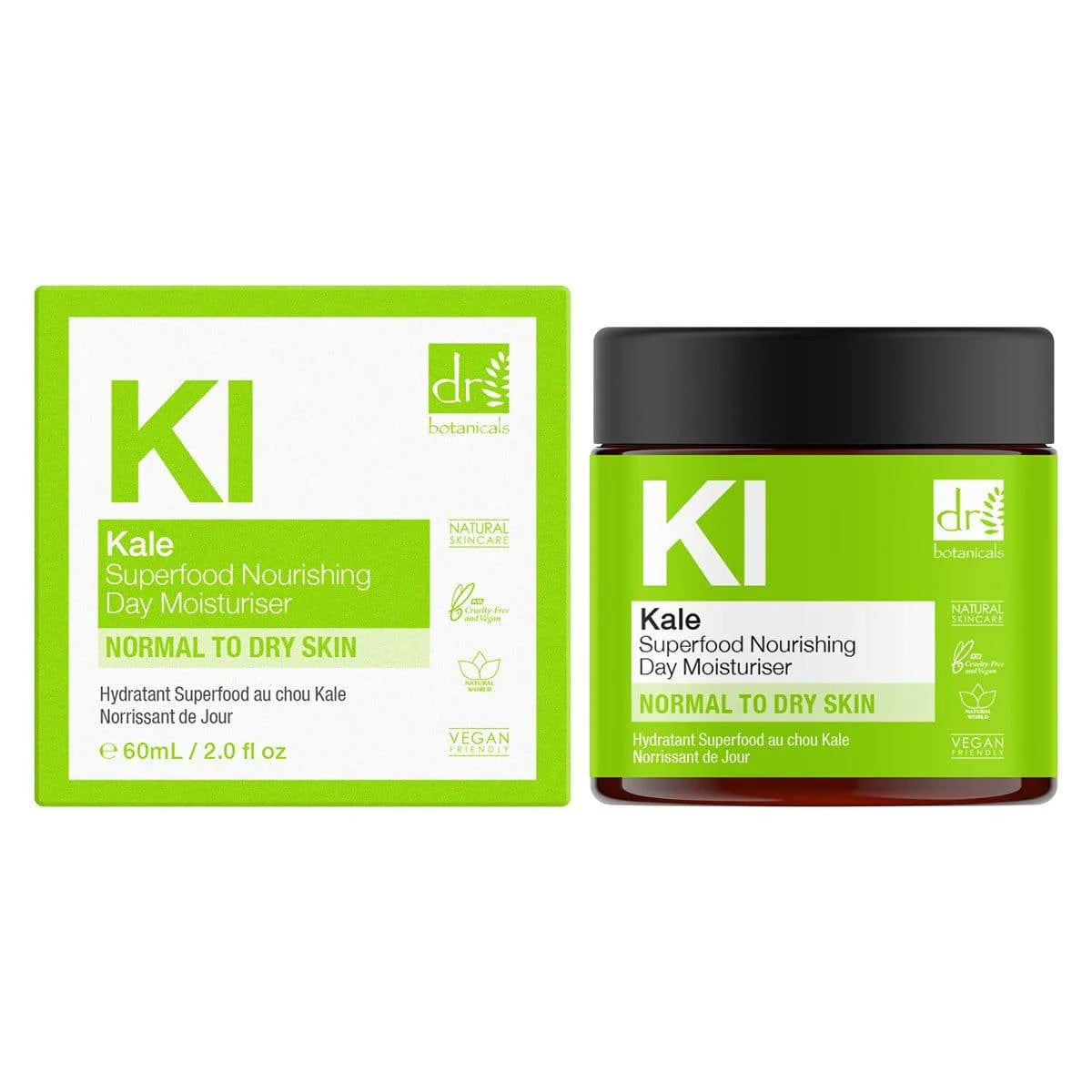 Dr Botanicals - Kale Superfood Nourishing Day Moisturiser 60ml