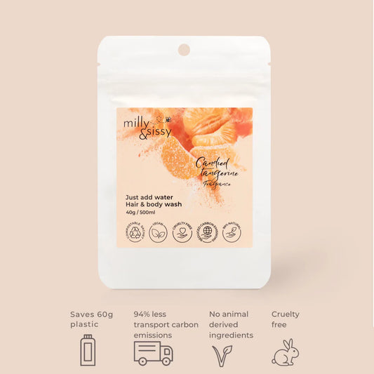 Milly & Sissy - Zero waste Hair & Body Wash Candied Tangerine