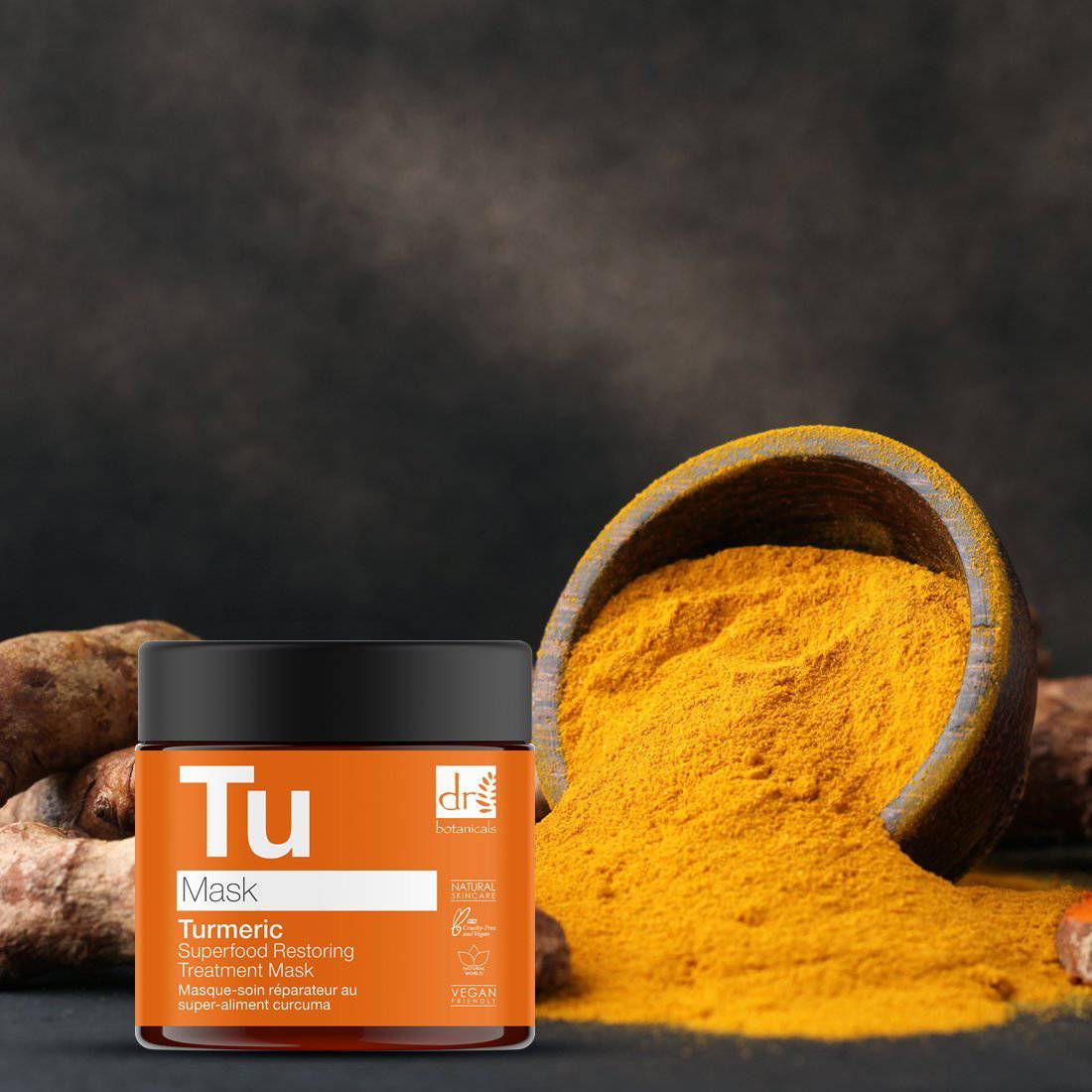 Dr Botanicals - Turmeric Superfood Restoring Treatment Mask 60ml