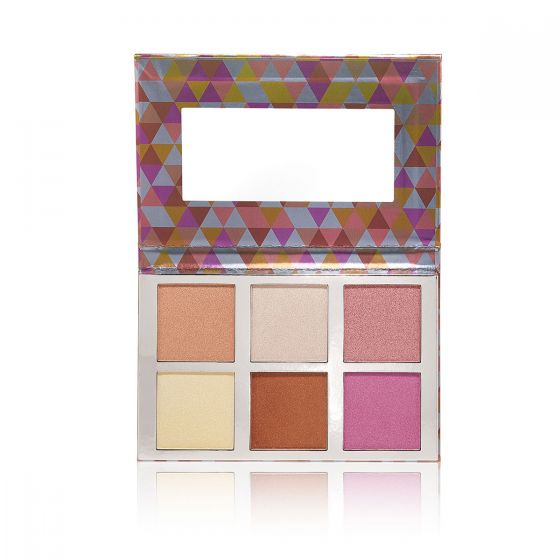 Bellapierre NEW Glowing Palette 2 | This Glowing Palette contains six stunning illuminator options to suit a wide range of skin tones | Vegan | Cruelty Free