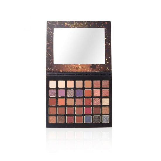 Load image into Gallery viewer, Bellapierre Ultimate Nude Eyeshadow Palette | 35 color eyeshadow palette with a range of matte, satin, shimmer &amp;amp; foil eyeshadows | Cruelty Free | Vegan
