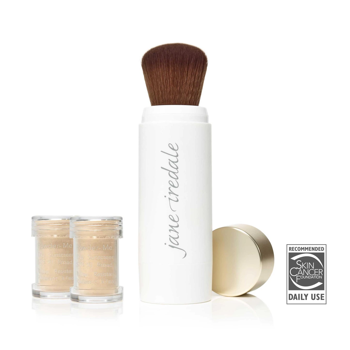 Load image into Gallery viewer, Jane Iredale Powder Me SPF 30 | Dry powder broad spectrum SPF 30 sunscreen for body, face and scalp | Vegan, Cruelty Fre, Reef Safe, Natural
