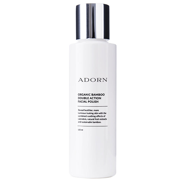 Load image into Gallery viewer, Adorn Organic Bamboo Double Action Facial Polish | Vegan Beauty | Cruelty Free
