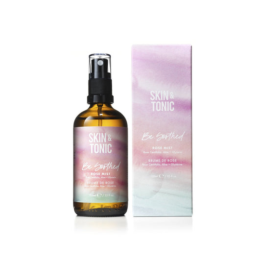 Skin & Tonic Be Soothed Rose Mist | Facial Spray, hydrates, cools & soothes your skin & calms your mood | 100% Natural, Vegan, Cruelty Free