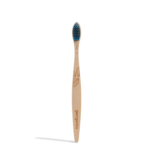 Georganics Beech Toothbrush Firm | Plastic Free | Eco-friendly Living | Sustainable Beauty | Cruelty Free | Vegan | Ethical | FIRM