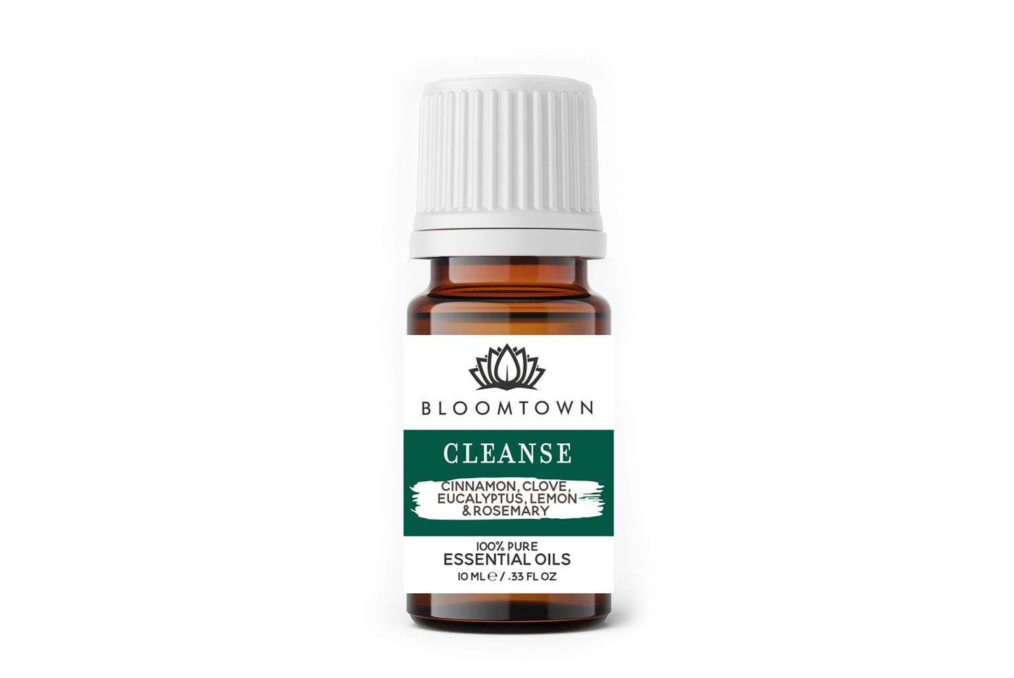 Bloomtown The Cleanse Essential Oil | Cinnamon, Clove, Lemon, Eucalyptus and Rosemary | Vegan | Sustainable | Cruelty Free | Natural | Palm Oil Free