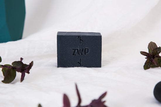 Zero Waste Path Activated Charcoal Soap Bar | Cleanses & nourishes blemish prone, oily & combination skin | Vegan, Cruelty Free, Plastic Free