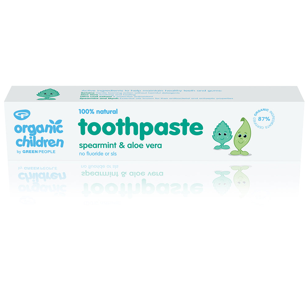 Green People Children's Toothpaste Spearmint and Aloe Vera