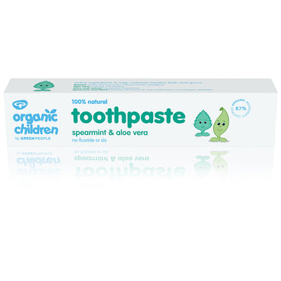 Green People Children's Toothpaste Spearmint and Aloe Vera