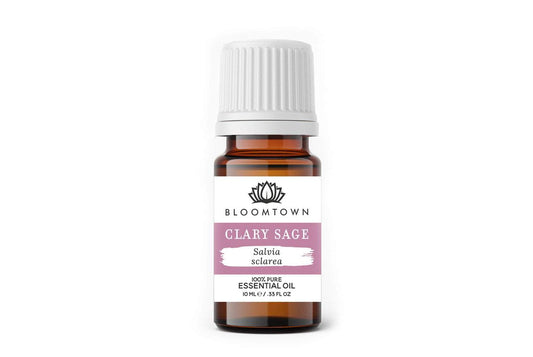 Bloomtown Carly Sage Essential Oil | 100% Pure - Super concentrated and value for money | Vegan | Sustainably Sourced | Cruelty Free | Natural
