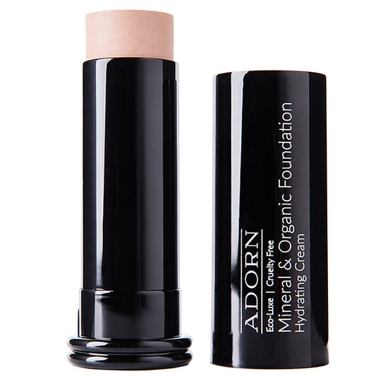 Adorn's Hydrating Cream Foundation Stick is made from luxurious botanical ingredients and natural earth minerals | Vegan | Cruelty Free Make Up | Non Toxic