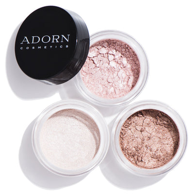 Adorn Loose Mineral Eyeshadow | Highly pigmented eyeshadows made from pure earth minerals | Vegan | Cruelty Free | Organic | Natural | Ethical Beauty
