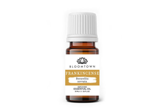 Bloomtown Frankincense Essential Oil | 100% Pure - Super concentrated and value for money | Vegan | Sustainably Sourced | Cruelty Free | Natural