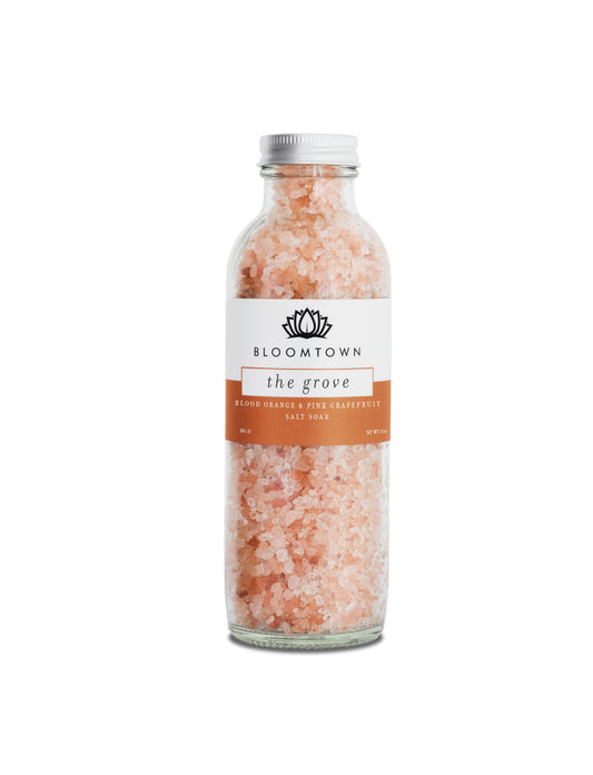 Bloomtown Pink Himalayan Salt Soak The Grove | Vegan Skincare | Sustainable Beauty | Cruelty Free | Natural Ingredients | Palm Oil Free