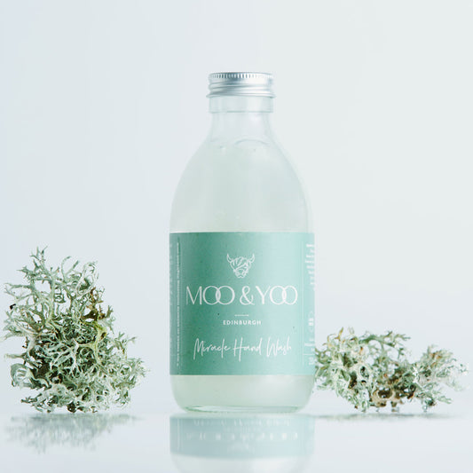 Moo & Yoo Miracle Hand Wash | Gently cleanses and nourishes hands | Eco-friendly | Plastic Free | Low Waste | Palm Oil Free | Cruelty Free