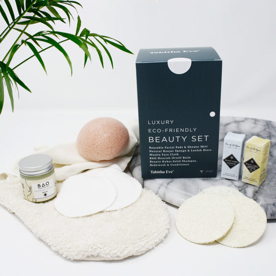 Tabitha Eve Luxury Eco-Friendly Beauty Gift Set | Essential items for an eco-friendly beauty routine | Zero Waste Gift | Plastic Free | Vegan | Cruelty Free