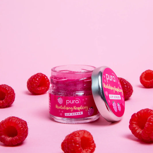 Pura Cosmetics - Revitalising Raspberry Lip Scrub
