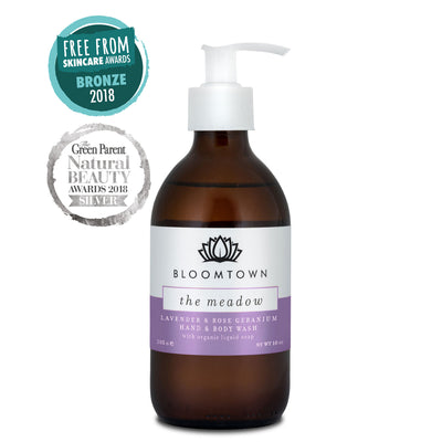 Bloomtown Organic Hand & Body Wash The Meadow | Vegan Skincare | Sustainable Beauty | Cruelty Free | Natural Ingredients | Palm Oil Free