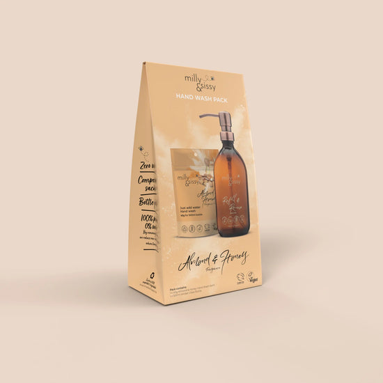 Load image into Gallery viewer, Milly &amp;amp; Sissy - Almond &amp;amp; Honey Hand Wash Gift Set
