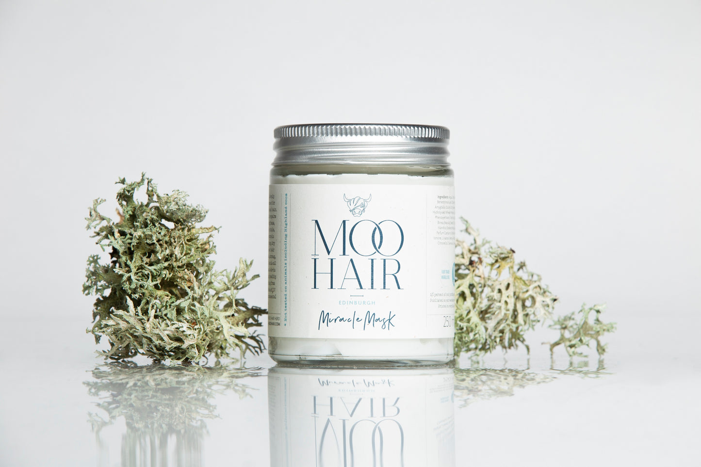 Moo Hair Miracle Mask | Leaves your hair feeling rehydrated, strong, silky and shiny | Cruelty Free | Natural Ingredients | Low Waste | Plastic Free