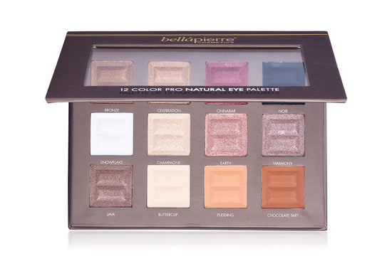 Load image into Gallery viewer, Bellapierre 12 Colour Pro Natural Eye Palette
