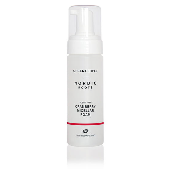 Green People Nordic Nordic Cranberry Micellar Foam | Vegan and Cruelty Free Age Renew and Anti-ageing moisturiser | Ethical Green Anti Ageing Cream