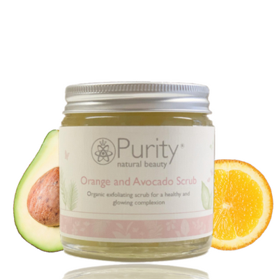 Purity Natural Beauty Orange and Avocado Scrub - Natural gentle exfoliator