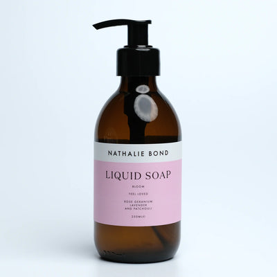 Nathalie Bond Bloom Liquid Soap | Formulated using high-quality botanicals to naturally and gently cleanse skin | Vegan, Cruelty Free