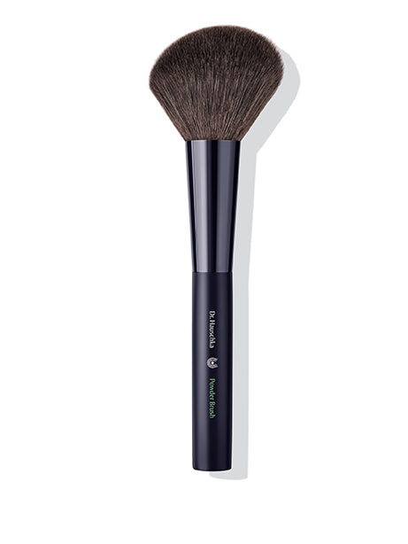 Dr Hauschka Powder Brush | Cruelty Free | Mineral Organic Makeup | Ethical | Vegan | 100% Synthetic | Natural Look | Reduce Shine