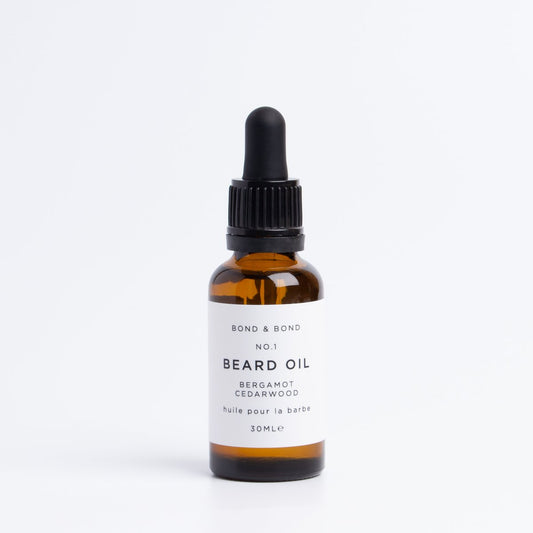 Nathalie Bond Beard Oil No.1 A lightweight botanical moisturiser to tame beards with a nourishing blend of organic oils | Cruelty Free