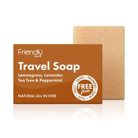 Friendly Soap Travel Bar Vegan, Cruelty Free, Plastic Free