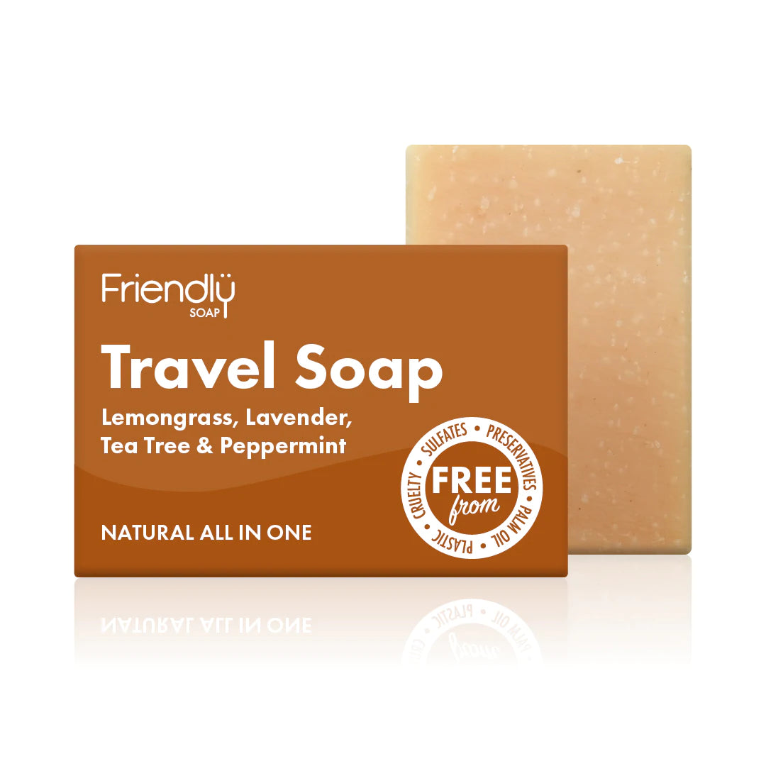 Load image into Gallery viewer, Friendly Soap Travel Bar Vegan, Cruelty Free, Plastic Free
