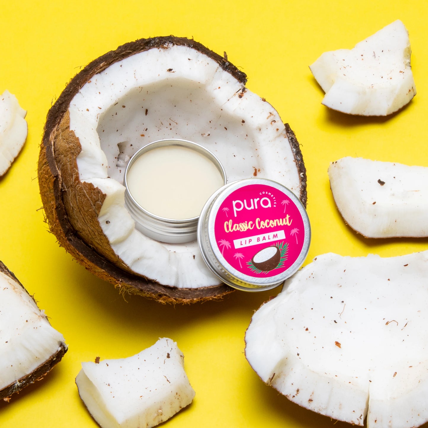 Pura Cosmetics - Classic Coconut Lip Balm