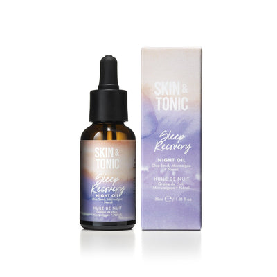 Skin & Tonic Sleep Recovery Night Oil | Sleep your way to beautiful skin | Soothes & Protects the skin | 100% Natural, Vegan & Cruelty Free