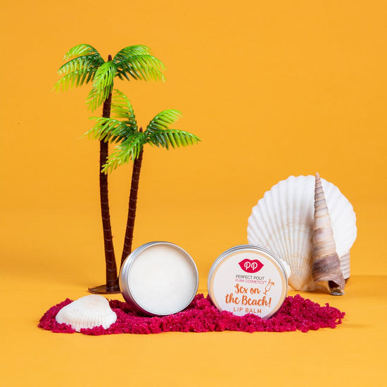 Load image into Gallery viewer, Pura Cosmetics Sex on the Beach Lip Balm | Heavenly hydration, silky smooth &amp;amp; sensational softness | Cruelty Free | Plastic Free | Natural Ingredients

