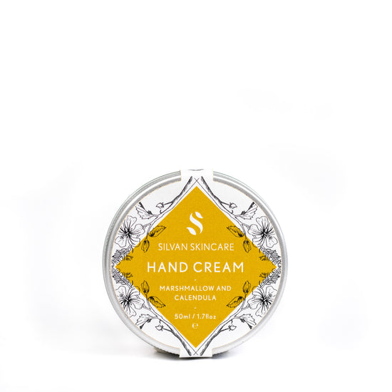 Load image into Gallery viewer, Silvan Skincare Marshmallow and Calendula Hand Cream | Packed with organic oils &amp;amp; shea butter to nurture dry skin | Vegan | Cruelty Free
