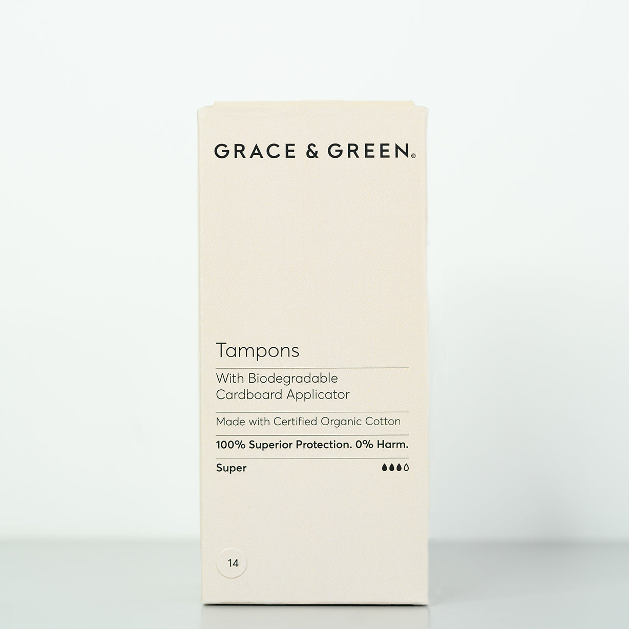 Grace and Green Ethical Tampons | Low Waste | Super Flow | Plastic free feminine hygiene
